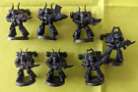 pièces rechange jeu  Space Crusade / 7 Marines du Chaos / Warhammer