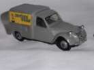 Q ) NOREV CITROEN 2 CV FOURGONNETTE COULEUR GRISE 1960  MODELE N 16  1/43 è PUB