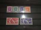 FRANCE SERIE TIMBRES N°322 A 327 NEUFS. BONNE COTE