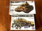 TAMIYA 1/35 LOT DE 2 MAQUETTES DE BLINDÉS WW2 PANZER HANOMAG  / NEUF