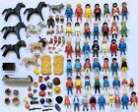 Lot Playmobil 45 Personnages + 23 Animaux + Accessoires - Vintage & Moderne - BE